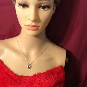 Gold Necklace with enclave